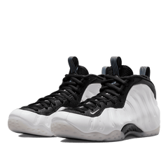 Silver and white sales foamposites