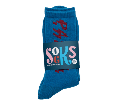by Parra Shocker Logo Crew Socks